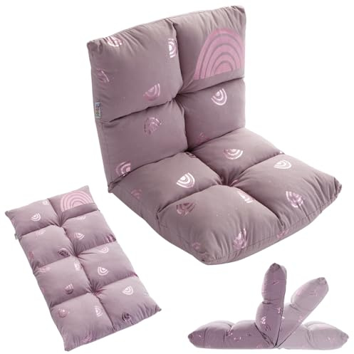 howa 2 in 1 Kindersessel + Kinderliege - Lehne 3 Fach verstellbar Rainbow 86011