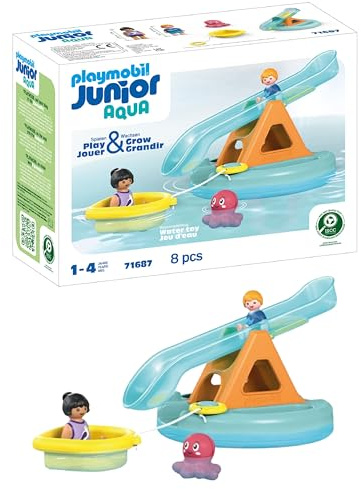PLAYMOBIL Badeinsel mit Wasserrutsche