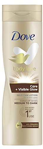 Dove Visible Glow Self-Tan Lotion 250ml
