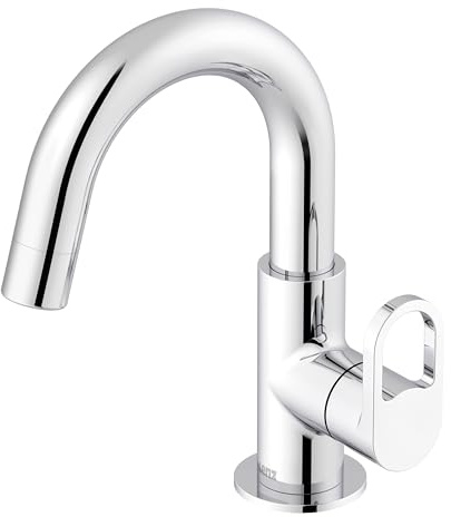 Lenz Kaltwasser-Standventil BOW in Chrom-Optik – mit schwenkbarem Auslauf – minimalistisches Design und hochwertige Verarbeitung - 42400502