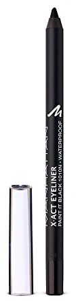 Manhattan X-Act Eyeliner Pen, Schwarzer Eyelinerstift für den idealen Lidstrich, Waterproof, Farbe Paint It Black 1010N, 1 x 1g