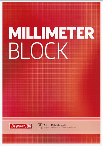 Brunnen MillimeterblockA420Bl Schreibpapier