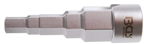BGS 1462 | Stufenschlüssel | Innenvierkant 12,5 mm (1/2) | 5-stufig | Größen 3/8, 7/16, 1/2, 16 und 21 mm | Chrom-Vanadium-Stahl