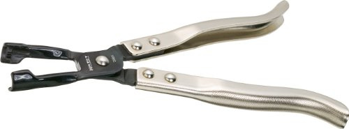 HAZET Ventilschaft Dichtringzange 2991, Gehärtete Backen, längsverzahnt | Länge 250 mm, 324 g, Länge: 250 mm, Antrieb 610080 Ventile , Kolben, 240320 Spezialzange, 240220 Greifzange,