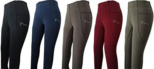 ReitsportPlus Reitleggings Damen Silikon Vollbesatz Reithose Grip