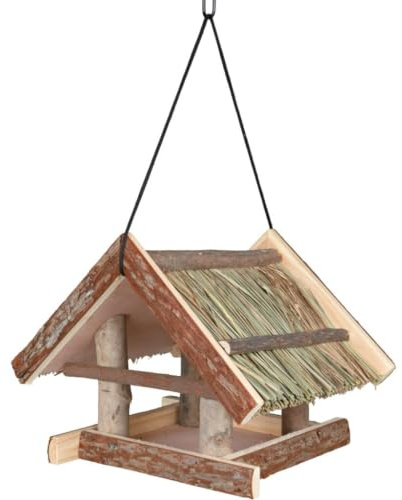 Trixie 55661 Natural Living Futterhaus, 25 × 25 × 25 cm, natur