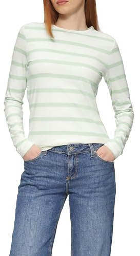 QS Ringelshirt mit Rundhalsausschnitt
