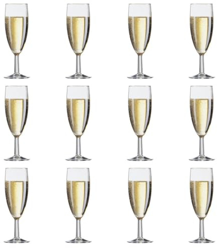 Arcoroc ARC 27810 Savoie Sektglas, Sektkelch, 170ml, Glas, transparent, 12 Stück