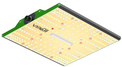 VIPARSPECTRA P1000 LED Grow Lampe, Pflanzenlampe Led Dimmbares Vollspektrum | Pflanzenlampen LED Grow Light Dimmen 0%-100% für Gewächshaus Zimmerpflanzen Sämling Gemüse Blüte für Growzelt 60x60cm 80x80cm