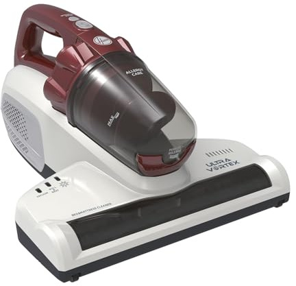 Hoover MBC500 Milbensauger mit UV-Licht, bekämpft Bettwanzen – 3in1 Matratzensauger entfernt 99,9% Bakterien, Allergene, Staub-Milben von Sofas, Polster – Matratzenreiniger für Allergiker