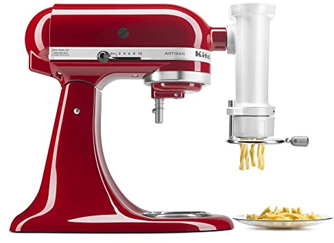 KitchenAid KSMPEXTA Gourmet Pasta Press, Metall, Weiß