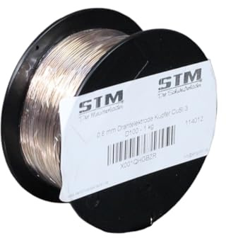CuSi3 Draht 0,8 mm 1Kg Schweißdraht D100 Spule Rolle 2.1461 zum Mig Löten