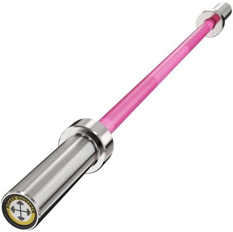 POWER GUIDANCE Olympische Langhantelstange aus Chrom, 5 cm Gewichtsstange zum Heben, Hüftstoß, Universal-Krafttrainingsstangen, 1.2M