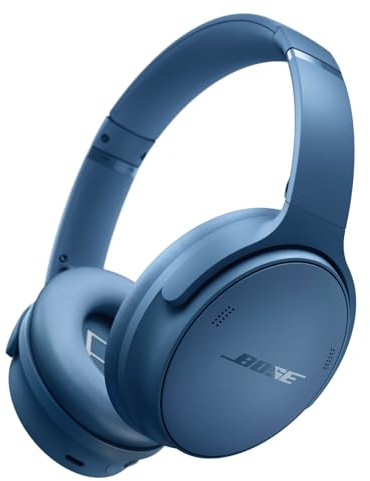 Bose QuietComfort Kabellose Kopfhörer mit Mikrofon und Noise-Cancelling, Bluetooth Over-Ear-Kopfhörer mit Noise-Cancelling, bis 24 Stunden Akkulaufzeit, Dämmerungsblau - Limited Edition
