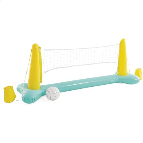 Intex 56508NP - Aufblasbares Volleyballnetz-Set, Vinyl, Mehrfarbig, 239x64x91 cm
