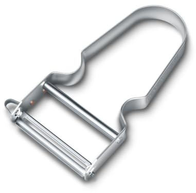 Victorinox Sparschäler, Kartoffelschäler, Peeler, Extra Scharfe Klinge, Gerader Schliff, Rostfreier Stahl, Metall