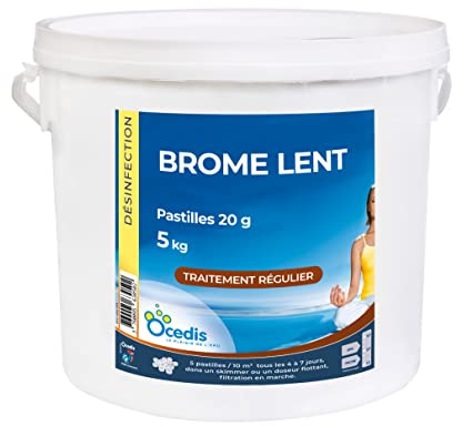 Brom langsam Pool Tabletten 20 g ocedis 5 kg