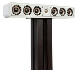 Polk Audio SIGS35CELWT Signature Elite ES35 Centerlautsprecher, schlanker, hochauflösender Center Lautsprecher, Hi-Res Zertifiziert, Dolby Atmos und DTS:X kompatibel, Weiß