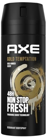 6er Pack - Axe Men Deodorant/Bodyspray Gold Temptation - 150 ml