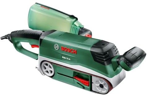 Bosch Bandschleifer PBS 75 A, 1 Schleifband K 80 (710 W, Schleiffläche 76 x 165 mm, Bandabmessung 75 x 533 mm)