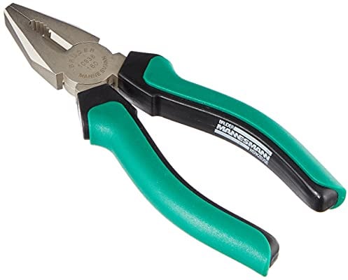Brüder Mannesmann 6-Zoll-Kombizange, TÜV/GS-geprüft, C70-Werkzeugstahl, 10-Jahre-Garantie, Profi-Qualität, ideal für Werkstatt- und Heimwerkerbereich, 1 Stück | M10936
