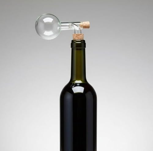 BARCRAFTERS Schnaps Spender 4 cl Glas | Spirituosen | 2 er Set | Whisky | Dosierer | 22-17 Dosiergerät Ausgießer Obstler Glaskugel