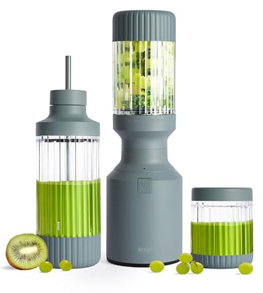 Beast Mighty 850 Plus - Kraftvoller Mixer, Smoothie Maker - Mist | Deko-Stück, Standmixer: bruchsicheres Tritan, Stahlgetriebe – zerkleinert Eis. 3 Becher, Suppen & Saucen, 60-Sek-Programm.