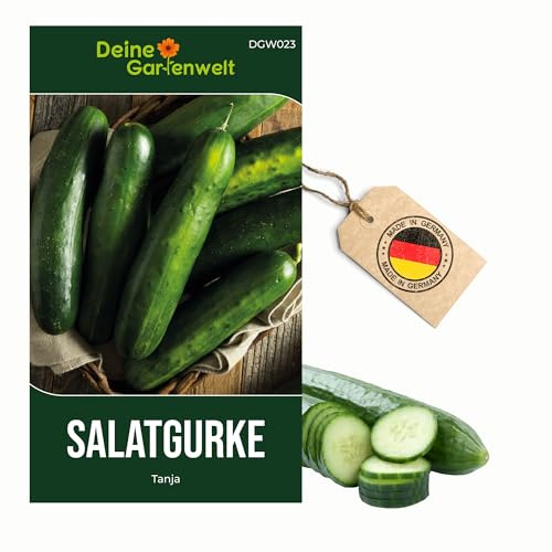 Salatgurke Tanja Samen - Cucumis sativus - Gurkensamen - Gemüsesamen - Saatgut für 10 Pflanzen