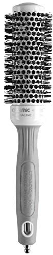 Olivia Garden Rundhaarbürste Ceramic + Ion 35, antistatische Ionen-Rundhaarbürste mit Keramikkörper und Nylonborsten, 35/ 50 mm | 1er Pack
