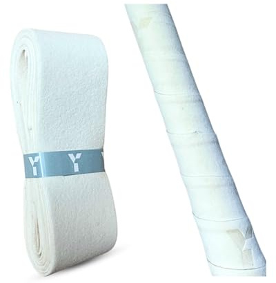 Y 1 Hockeyschläger-Griff, weiß, superweiches Chamois-Ledertuch, bequemer Griff, Hockeyschläger-Tape bei nassen Bedingungen, doppelseitig, tolles Preis-Leistungs-Verhältnis