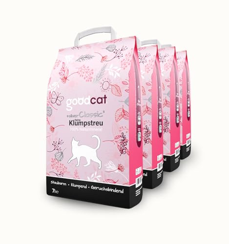 goodcat Silver Classic Katzenstreu - Klumpstreu (4x7 Liter)