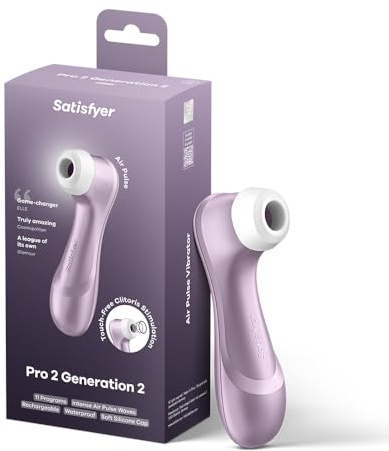 Satisfyer Pro 2 Vibrator Dildo | Leise Starke Klitoris-Stimulation | Sex-Spielzeug Geschenk für Frauen | Extrem Erotisches Sexspielzeug | Druckwellenvibrator | Stimulator Toy Damen