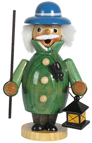 OBC Räuchermännchen Nachtwächter, H: 18 cm, handbemalt im Kunsthandwerks-Stil