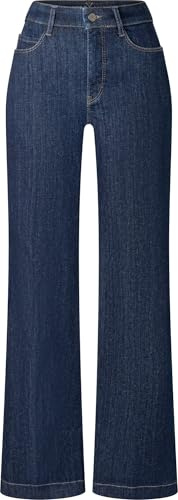 Mac - Damen 5-Pocket Jeans, Dream Wide Authentic (5439-90-0358L)