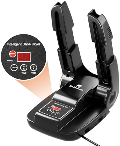 DR.PREPARE Schuhtrockner Elektrisch Fußwärmer Schuhheizung Schuhwärmer Schuhe Stiefeltrockner Handschuhtrockner Trocken mit Wärmegebläse Faltdesign Schnelltrocknung für Schuhe Hüte Skischuhe