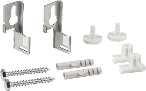 Cornat Befestigungssatz für Platten-Heizkörper - Verstellbereich 20-30 mm - Hochwertiger Stahl - Einfache Montage - Heizkörper-Zubehör
