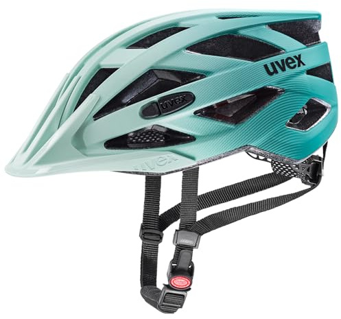 uvex i-vo cc - Leichter Allround-Helm für Damen und Herren - individuelle Größenanpassung - Jade-Teal matt - 52-57 cm