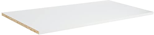 Stella Trading 2er Set Einlegeboden Kleiderschrank Weiß - passend zum Drehtürenschrank BASE - 77,8 x 1,5 x 39,5 cm (B/H/T)