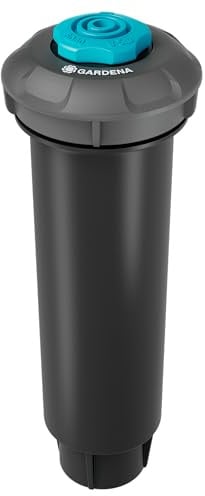 Gardena Sprinklersystem Versenkregner SD80: Pop-up Bewässerungssystem für kleine Rasenflächen bis 80 m², Reichweite von 3-5 m, mit Sprühdüse, 1/2 Zoll Innengewinde (8243-20)