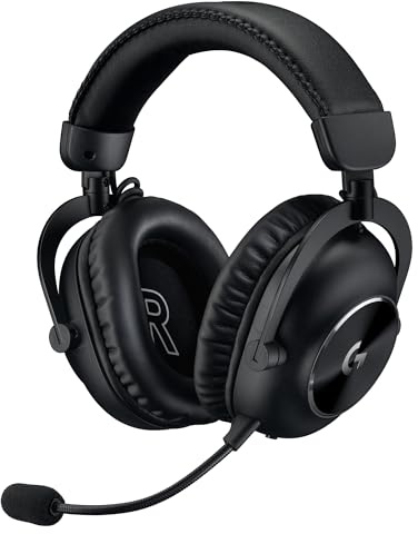 Logitech G PRO X 2 Lightspeed Wireless Gaming-PC-Headset, Schwarz | Abnehmbares Mic, 50mm-graphentreiber, DTS:X 2.0–7.1 surround, Bluetooth/USB/3,5-mm-aux, PC-Headset, PS5, PS4, Nintendo Switch