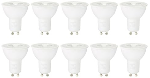 Amazon Basics LED-Strahler GU10, 3 W (entspricht 35 W), Warmweiß, Nicht Dimmbar (10 Stück)