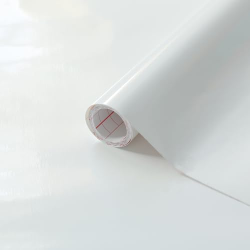 d-c-fix Möbel-Klebefolie Weiß, 67,5 cm x 2 m - abwaschbare und selbstklebende Deko-Folie für Küche, Schrank, Tisch & Fensterbank - modern & nachhaltig