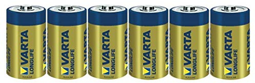 Varta Longlife LR20 Mono (D)-Batterie Alkali-Mangan 15800 mAh 1.5V 6St.