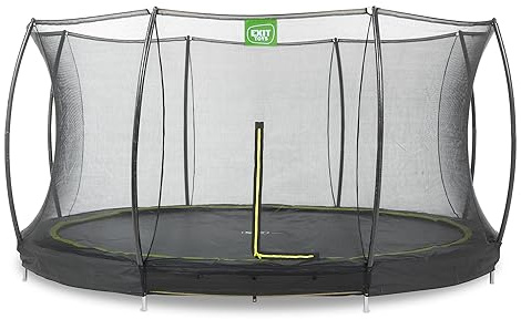 EXIT Silhouette Bodentrampolin + Sicherheitsnetz