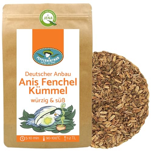 Anis-Fenchel-Kümmel Tee 1kg - Deutscher Anbau - PEPPERMINTMAN