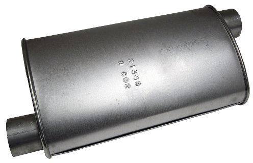 Walker Quiet-Flow SS 21548 Direct Fit Auspuffschalldämpfer 6,3 cm Einlass | Leist ein lautes, drohnendes oder verrostetes System und stoppt Raspeln; direkter OE-Ersatz, Bolzen/Anschweißen.