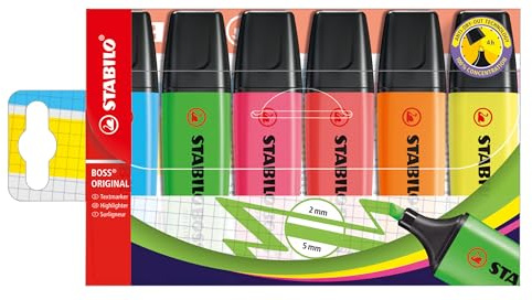 STABILO - Textmarker - BOSS ORIGINAL - 6er Pack