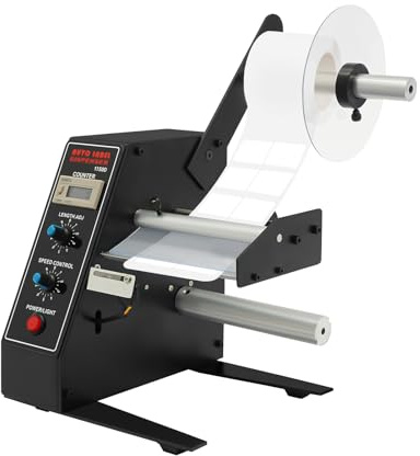 Automatischer Etikettenspender Etikettendispenser Breite 5-140MM Länge 10-150MM Manueller Etikettenapplikator für Dosen und Flaschen