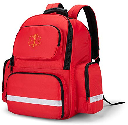 Trunab Notfallrucksack Leer für Medizinische Zubehör | Arzttasche Notfalltasche für Rettungskräfte, Sicherheitsbeauftragte
