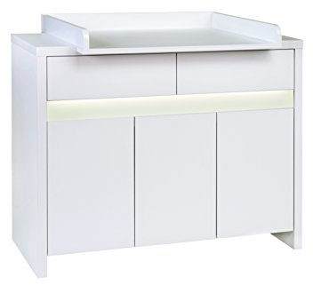 Schardt Wickelkommode mit Wickelaufsatz Planet White